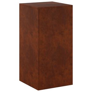vidaXL Augu statīvs Rūsa 40 x 40 x 80 cm Novecināts tērauds