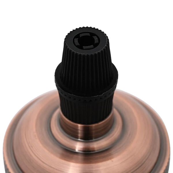 vidaXL Lampu turētāji 2 gab Red Bronze E27