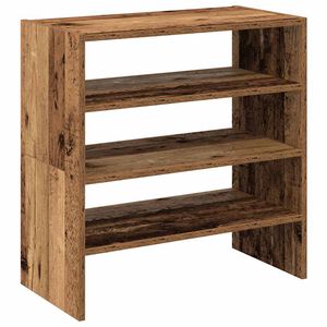 vidaXL apavu plaukti 2 gab sakraujami veca koka 60x30x30,5 cm