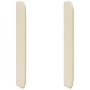 vidaXL Galvgaļa auss Krēmkrāsa 80 x 16 x 4 cm PVC