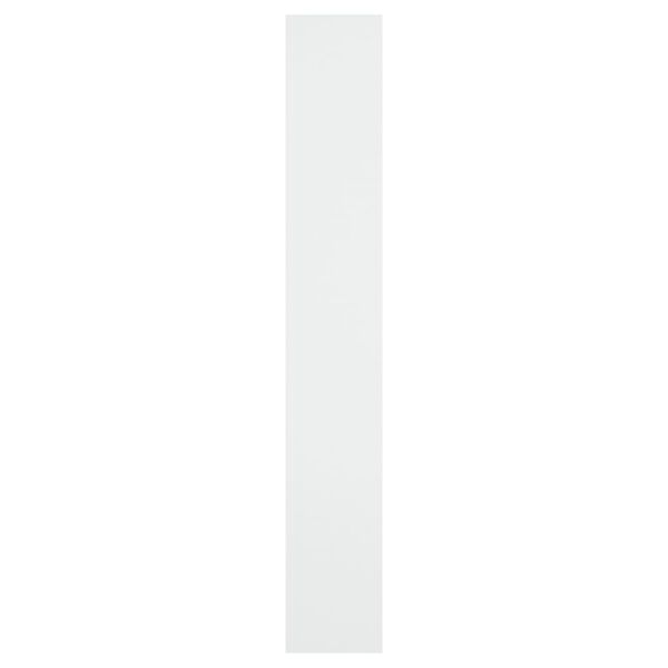 vidaXL grāmatu plaukts, aizslietnis, balts, 60x30x198 cm