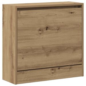 vidaXL Apavu skapis 60 x 21 x 57 cm Inženierijas koks Artisānā ozols