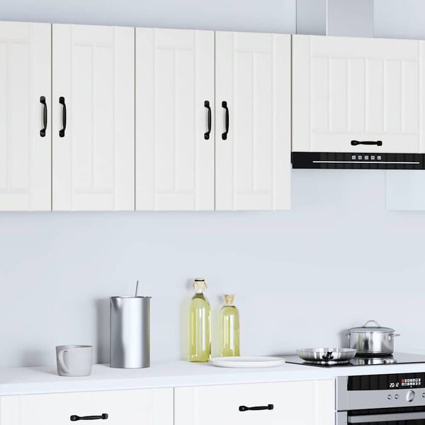 vidaXL virtuves sienas skapis "Lucca" White Engineered Wood