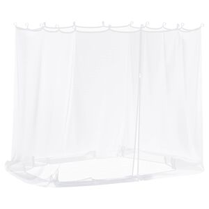 vidaXL Moskītu tīkls nojumei 220 mesh Balts 2 x 2 x 2 m Poliesters