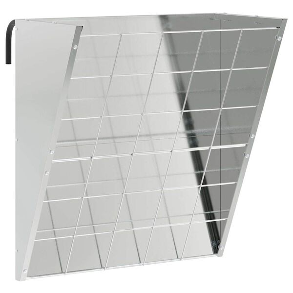 vidaXL Karājamais sienu barotājs Sudraba 61 x 33 x 66 cm