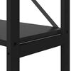vidaXL Grāmatu plaukts Melns ozolkoks 40 x 30 x 189,5 cm