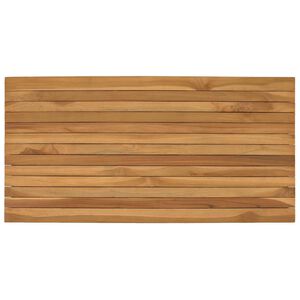 vidaXL Galda virsma 100 x 50 x 3,5 cm Taisnstūra Ciets tek&scaron;a koks