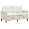 vidaXL Sofas ar uzglabā&scaron;anu Krēmkrāsa 152 x 78 x 87 cm Poliesters