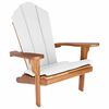 vidaXL Dārza Adirondack krēsls Dabiska Ciets tek&scaron;a koks