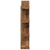 vidaXL grāmatu skapis Old Wood 86x25,5x140 cm Engineered Wood