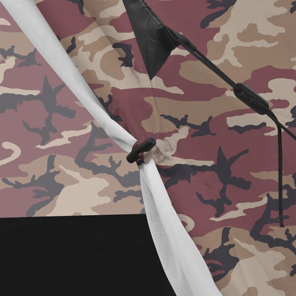 vidaXL četrvietīga telts, daudzkrāsaina