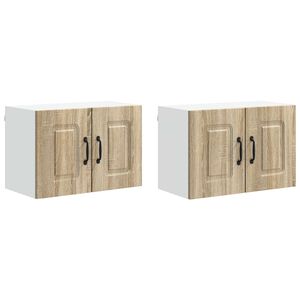 vidaXL Trauku ma&scaron;īnas panelis Kalmar 2 pcs Sonoma ozols