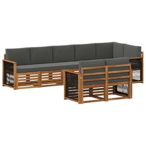 vidaXL Dīvāna komplekti Cietā akācijas koks