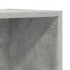 vidaXL sienas TV skapītis, betonpelēks, 37x37x107cm, inženierijas koks