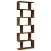 vidaXL telpas sadalītājs, grāmatu plaukts, 6 līmeņi, 70x24x193 cm