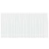 vidaXL Mežģīņu aizkars ar aizkariem Balts 180 x 500 cm Poliesters