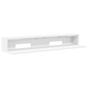 vidaXL Studijas galds Balts 152 x 36 x 19,5 cm Inženierijas koks