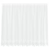 vidaXL Mežģīņu aizkars ar aizkariem Balts 300 x 140 cm Poliesters