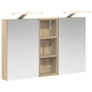 vidaXL Vannas istabas skapju komplekts 3 pcs 80 x 10,5 x 50 cm