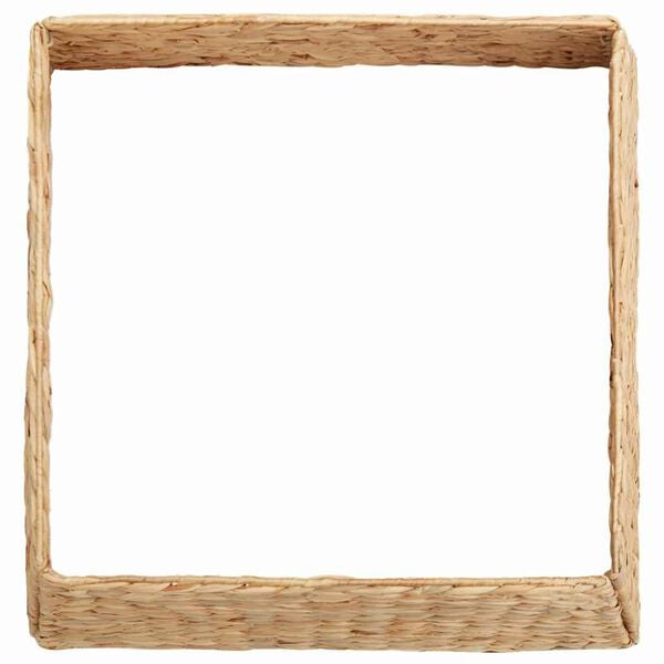 vidaXL Ziemassvētku koka apmale Brūna 50 x 50 x 25 cm Ūdens hiacintes