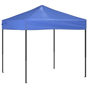 vidaXL saliekama nojume, zila, 2x2 m