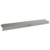 vidaXL Zāliena Apmale 30 pcs 100 x 10 x 8 cm Tērauds Sudraba