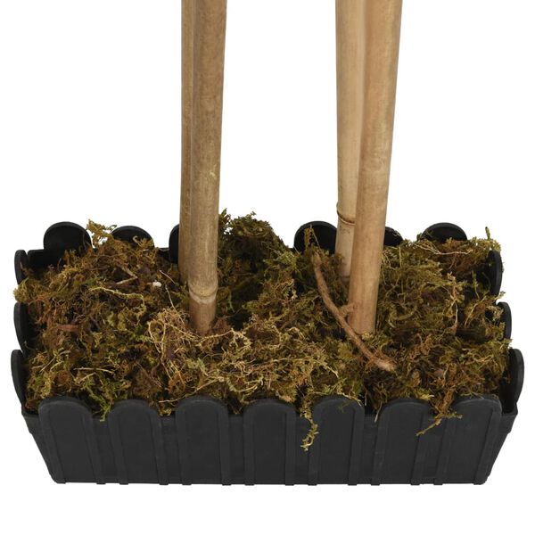 vidaXL mākslīgais bambuss, 1216 lapas, 180 cm, zaļ&scaron;