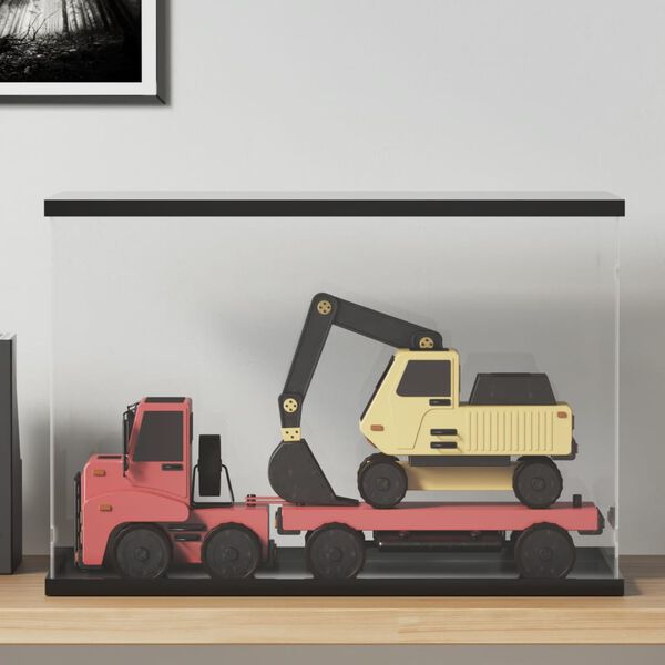 vidaXL vitrīna, caurspīdīga, 56x36x37 cm, akrils