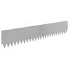 vidaXL Zāliena Apmale 10 pcs 103 x 20 cm Tērauds Sudraba