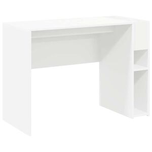 vidaXL Galds Balts Inženierijas koks 109 x 50 x 78 cm
