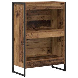 vidaXL Grāmatplaukts 60 x 30 x 86,5 cm Inženierijas koks Vecs koks