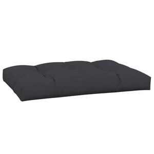 vidaXL pale&scaron;u spilvens, 120x80x12 cm, audums, melns