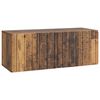 vidaXL Sienā piestiprināms TV skapis 78,5 x 31 x 30 cm Vecs koks