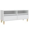 vidaXL TV skapītis, 100x34,5x44,5 cm, inženierijas koks, balts