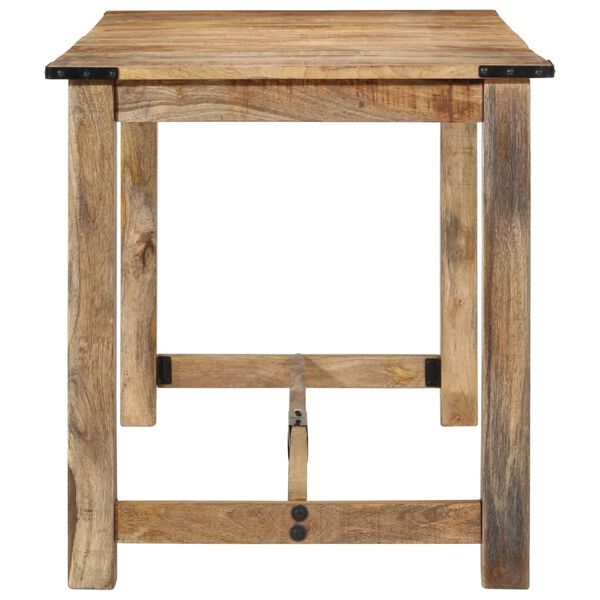 vidaXL virtuves galds, 140x70x75 cm, mango masīvkoks