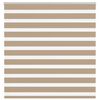 vidaXL zebras žalūzijas, smil&scaron;u brūnas, 150x100 cm, audums, platums 145,9 cm, poliesters
