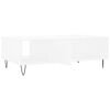 vidaXL kafijas galdiņ&scaron;, balts, 104x60x35 cm, inženierijas koks