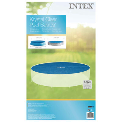 Intex solārais baseina pārsegs, zils, 448 cm, polietilēns