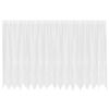 vidaXL Mežģīņu aizkars ar aizkariem Balts 160 x 400 cm Poliesters