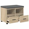 vidaXL Zāles sols Sonoma ozols 60 x 38 x 46 cm