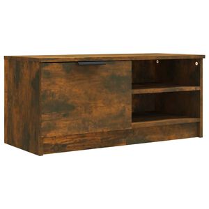 vidaXL TV skapītis, ozolkoka krāsa, 80x35x36,5 cm, inženierijas koks