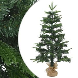 vidaXL Mini Ziemassvētku koks 45 cm PVC un PE Zaļa