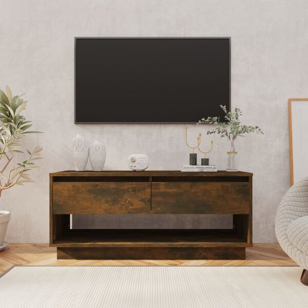 vidaXL TV skapītis, ozolkoka krāsa, 102x41x44 cm, inženierijas koks