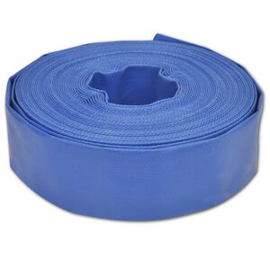 vidaXL &scaron;ļūtene, plakana, 100 m, 2", PVC