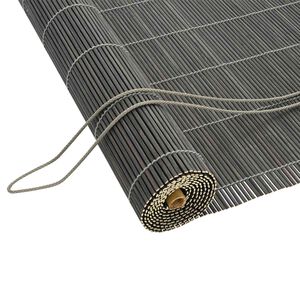 vidaXL Rullo žalūzija Pelēka 60 x 160 cm Bambuss