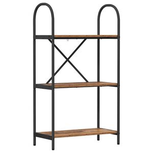 vidaXL Grāmatu plaukts 3 līmeņi 60 x 30 x 109 cm Inženierijas koks