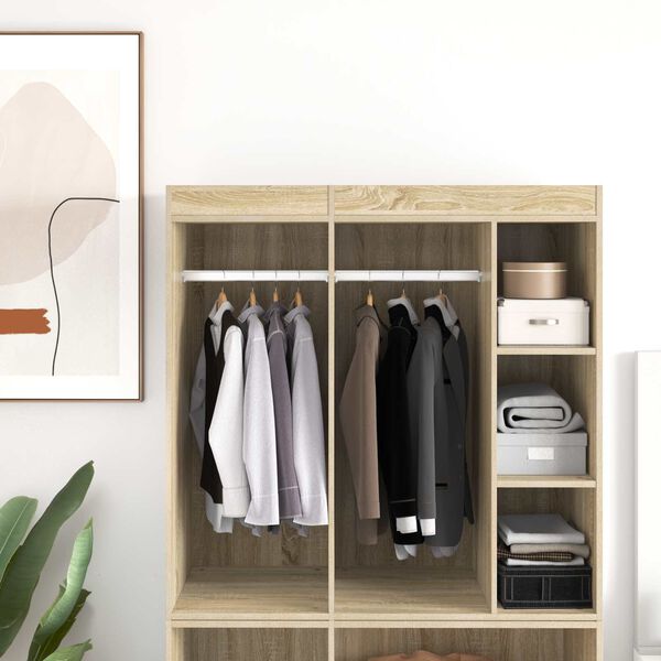 vidaXL Skapja stieple 12 pcs Sudraba 764 x 15 x 29 mm