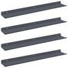 vidaXL Peldējo&scaron;ais plaukts 4 pcs Antracīts 60 x 8,5 x 2,5 cm Tērauds