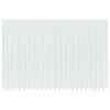 vidaXL Mežģīņu aizkars ar aizkariem Balts 200 x 600 cm Poliesters