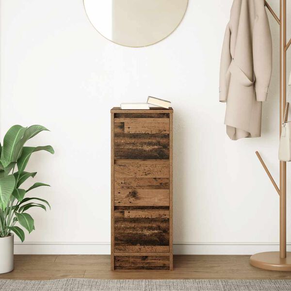 vidaXL kumode, veca koka, 29,5x34x76 cm, inženierijas koks